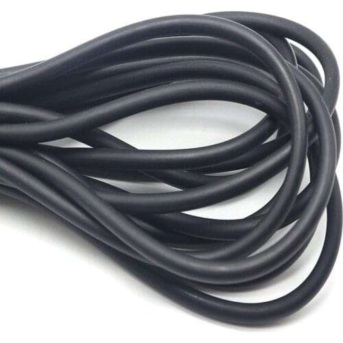 5 Meter Black 5mm Solid Rubber Jewelry Cord String for Jewelry Pendants Craft