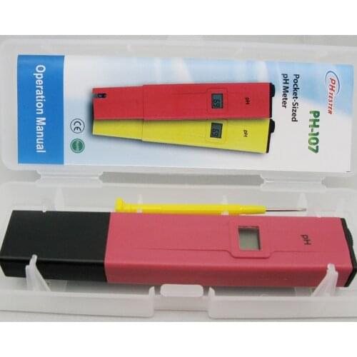 Digital pen pocket ph meter, 0-14 ph-107, ph 009/ 4pcs per pack