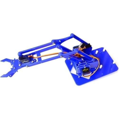 Robot arm DIY parts Learning Kit Acrylic Maker Kit Single Pole Steering Gear