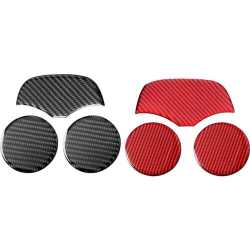 For BMW Mini F56 F55 F54 Sticker Car Interior Carbon Fiber Water Cup Holder Cover Coaster Decal