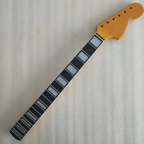 New 21 frets Maple vintage Electric guitar neck part big headstock rosewood fingerboard