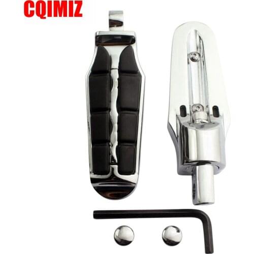 Chrome Motorcycle Front Driver Rider Foot Pegs Footrests For Suzuki Intruder 1400 Boulevard S83 1995-2008 Marauder 800 1997-2004