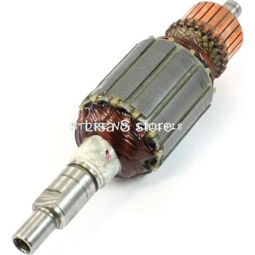 Copper Steel 8mm Drive Shaft Electric Motor Rotor AC 220V for Makita 9035