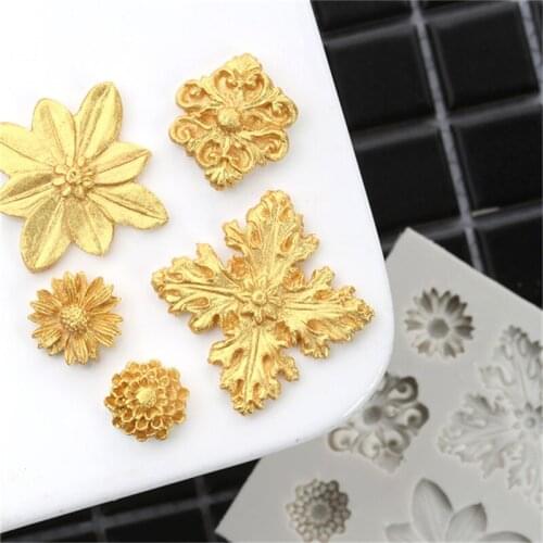 New Silicone 2019DIY Fondant Molds Flower Cake Mold Fondant Mold Cake Decoration Tools Baking Mold Chocolate Gumpaste Mould