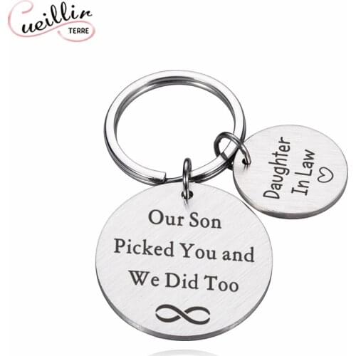 Gift for daughter-in-law keychain keychain for girls Meaningful keychains Cute accessories keychian hook Touching accessories