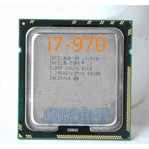 Intel CPU Core i7-970 Processor i7 970 3.20GHz 12M 6-cores Socket 1366 free shipping