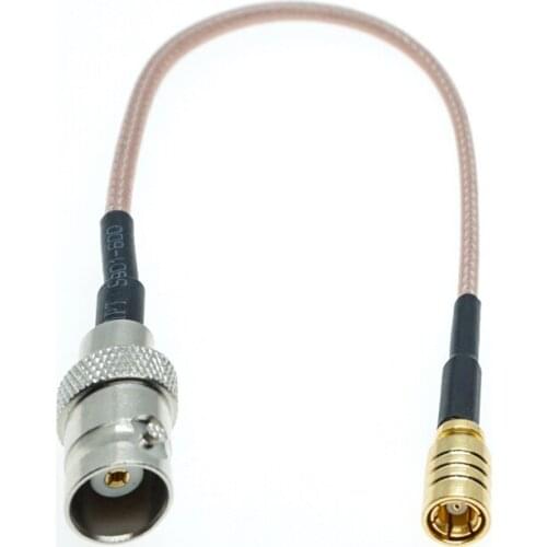 BNC Connector Female to SMB Female Connector RF Pigtail FPV Jumper Cable RG316