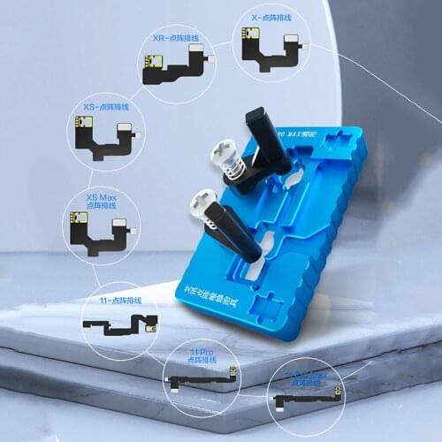 JC Aixun Face Lattice Repair Fixture for X XR XS XSMAX 11Pro Max Face Dot Matrix Testing Holder Phone Camera Clamp