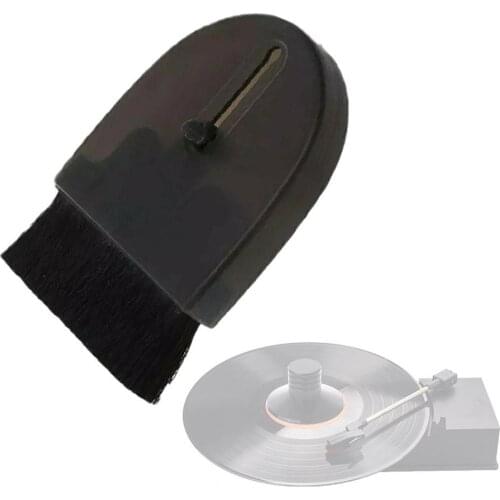 1PC Cleaning Brush Turntable LP Vinyl Player Record Anti-Static Semicircle Shape Cleaner Dust Remover Accessories