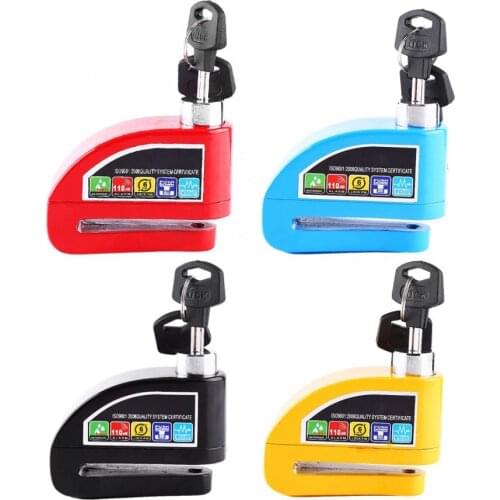 Motorcycle Scooter Bicycle Anti-theft Disc Brake Lock Security Alarming System E-bike Bicycle Alarm Disc Brake Lock Bike Parts