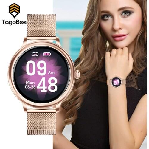 TagoBee Women Smartwatch часы Sports Smart Clock Full Touch Smart Digital Womens Watch Blood Pressure Tracker smartwatches 2020