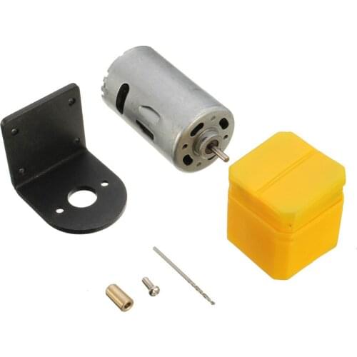 12-24V Lathe Press Motor with Drill Chuck and Mounting Bracket Gear Motor