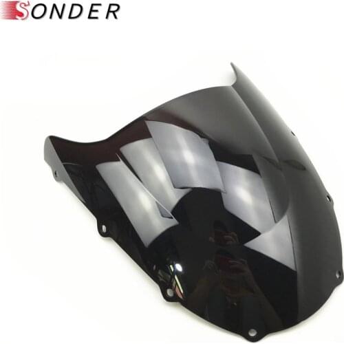 Motorcycles WindScreen Double Bubble Parts For Kawasaki NINJA ZX9R ZX-9R ZX 9R 1998 1999 Accessories Windshield 98 99