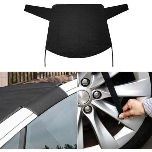 SUV Truck Rear Windshield Snow Cover Van Universal Car Auto Sunshade 600D Oxford Unique Parts Portable Car Ornaments