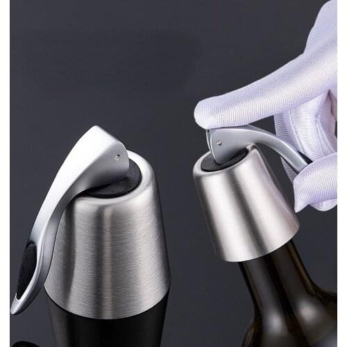 Japanese red wine wine bottle stopper vacuum stopper household creative high-end press bottle cap fresh-keeping sealing stopper