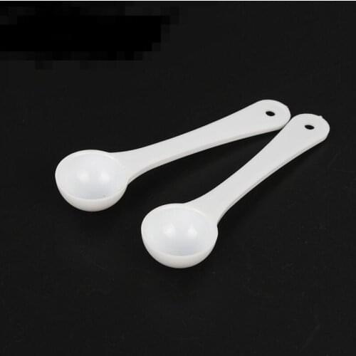 1g Gram Professional Plastic Scoops/Spoons For Food/Milk/Washing Powder White Measuring Spoons LX3128