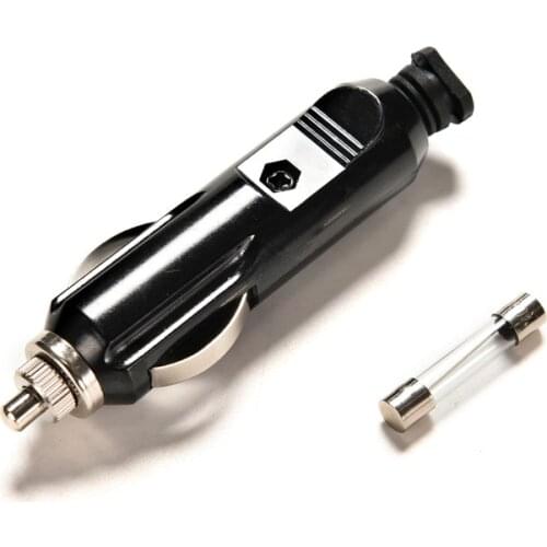 1Pcs Hot Sale 12V 24V 180W Car Cigarette Lighter Socket Plug Adapter Charger+15A Fuse Connector