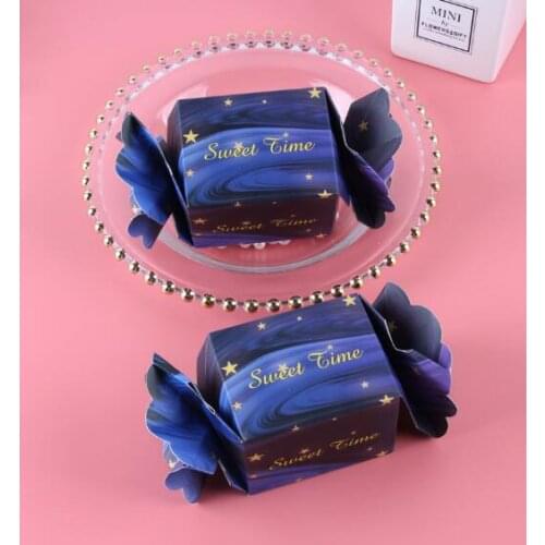 20pcs/Lot Sweet Time Flower Unicorn Party Favors Gift Box Candy Box package Baby Shower Birthday Wedding Party Deco Supplies