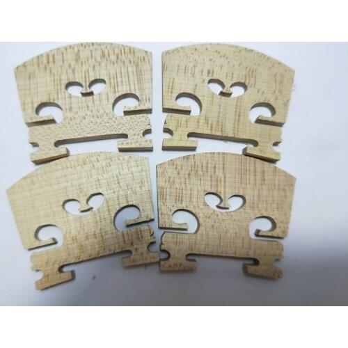 4 PCs Violin Bridge Aged Maple Bridges Nice Grains European Maple