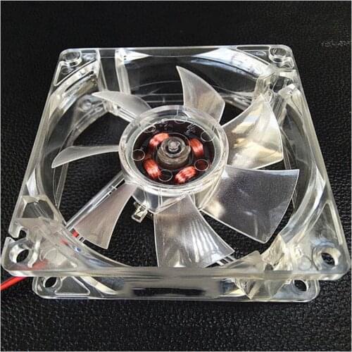 8cm CPU Heatsink Radiator Cooler Cooling Fan Lighting Silent For Computer Case New Arrival