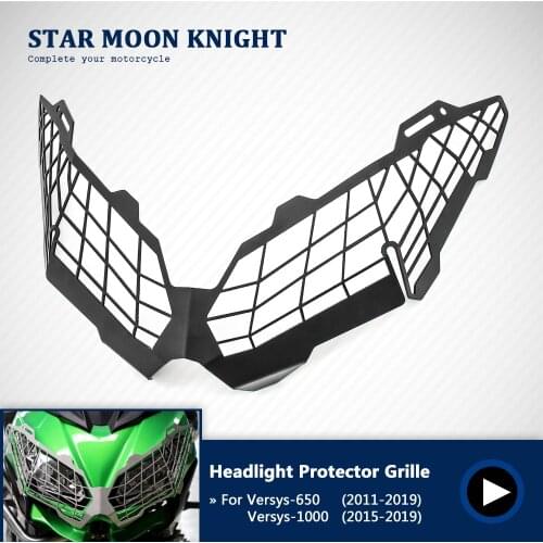 Motorcycle Accessories Headlight Protector Grille Guard Cover Motor Parts For KAWASAKI VRESYS 650 2011-2019 VERSYS 1000 15-19