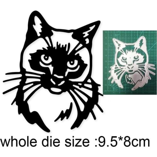 Craft dies metal cutting dies cut die mold cute cat Scrapbooking dies paper craft knife mould blade punch stencils dies new 2021