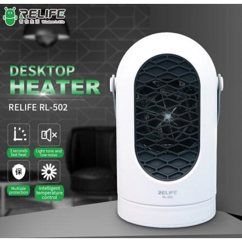 RL-502 Fast Hheat Desktop Heater Mini Fan Heater Intelligent Temperature Control Household Heating Stove Radiator Warmer Machine