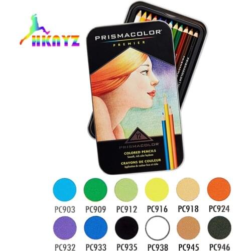 Sanford Prismacolor Premier Soft Core Colored Pencils 12-Count Sanford Prismacolor Premier soft core single colored pencils