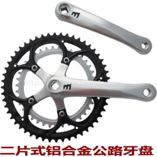 2015 NEW 52T-39T*170mm Aluminium Alloy and steel Road Bike Cycling Track Crankset Cranks Free shipping