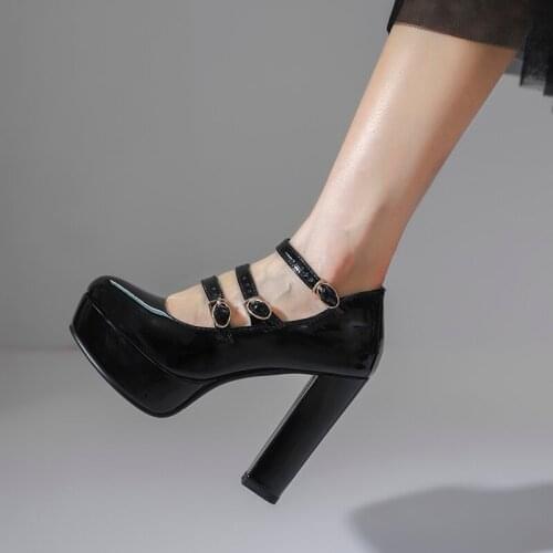 Dovereiss Fashion Womens Shoes Summer Pointed toe Elegant Chunky Heels Consice Waterproof Beige Pumps Sexy Block Heels 35-45