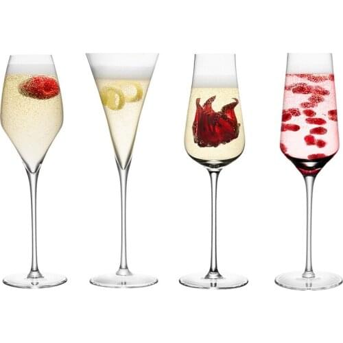 Creative Lead-Free Crystal Champagne Flutes Glass Wine Glasses Wedding Champagne Wine Goblets Sparkling Wine Cup Birthday Gifts