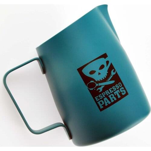 Oblique mouth thickened pull flower cylinder pull flower cup beating milk foam cup WBC Barista competition designated