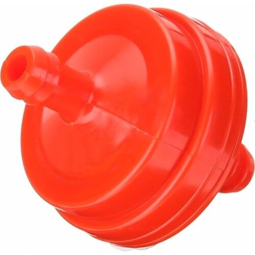 1pc Fuel Filter Lawn Mower Plastic Red Inline Gas Fuel Filter For 298090 Replacement Tools Accessories