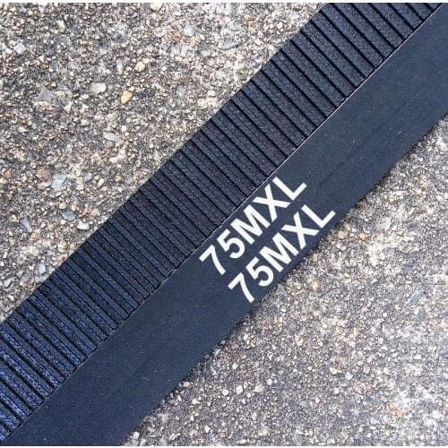 5 pieces/set Timing belt 75MXL Pitch 0.08"(2.032mm) length 191mm width 6.35mm 10mm 15mm B94 MXL 75 pulley T teeth 94 Closed-loop