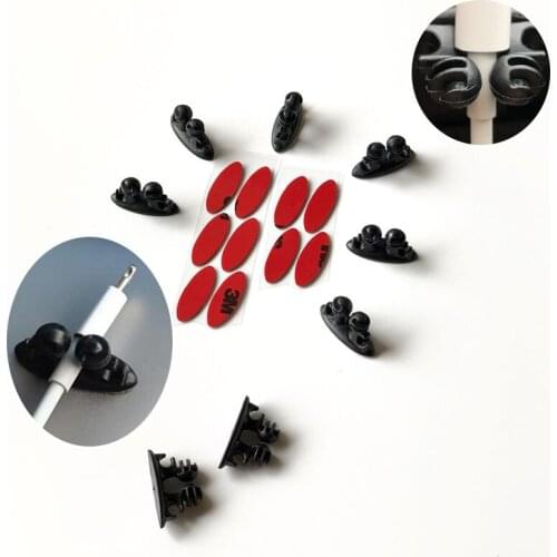 8pcs Car Wire Clip Stickers for Volvo S60 S80 S40 XC60 XC90 V40 V60 C30 XC70 V70