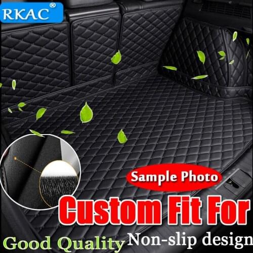 RKAC Custom car trunk mat For BMW X3 e83 f15 bmw x6 f16 f30 g30 f10 f11 Cargo Liner Interior Accessories Carpet car styling