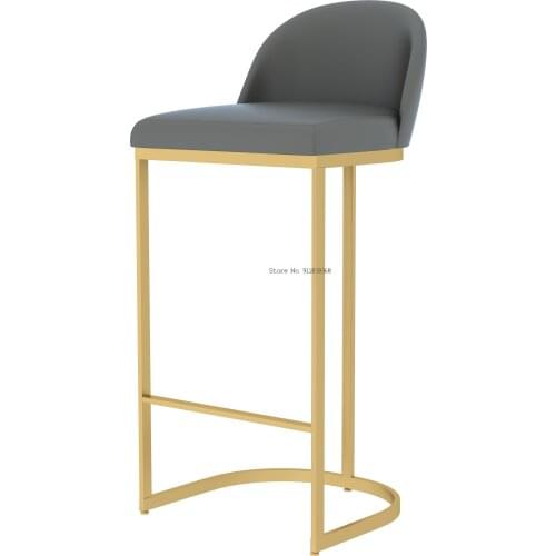 Nordic bar stools modern minimalist home backrest high foot light luxury bar glasses jewelry store cashier counter front desk ch