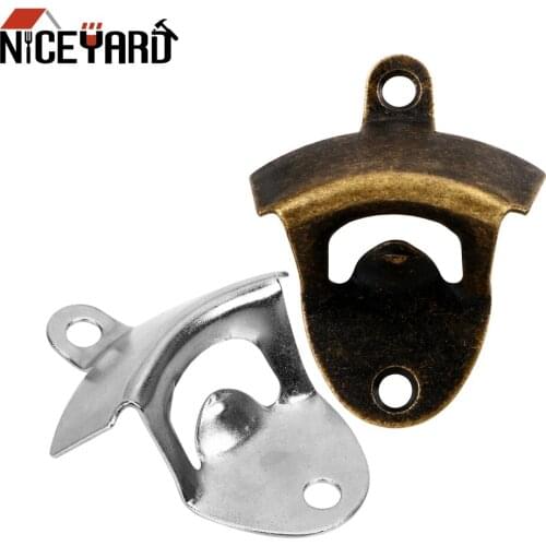 NICEYARD Bronze Opener Can Opener Beer Bottle Opener Wall Hanging Home Decoration Vintage Style Kitchen Bar Tools