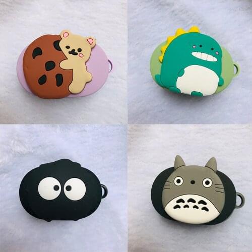 For Xiaomi Redmi AirDots Case cute 3D cat Avocado/flower with hook Silicone Earphone Cover for Redmi AirDots 2 2S Cover coque