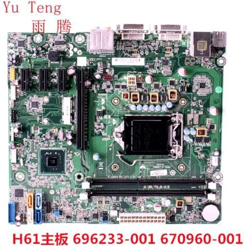 FOR HP p6 H-JOSHUA-H61 H61 LGA 1155 696233-001 670960-001 698346-601 100% Tested Fast Ship