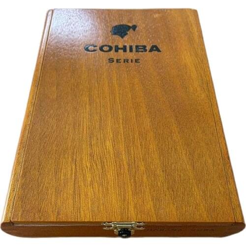 COHIBA Functional Humidor 6CTS Aluminum Cigar Tube Holder Box Factory Promot