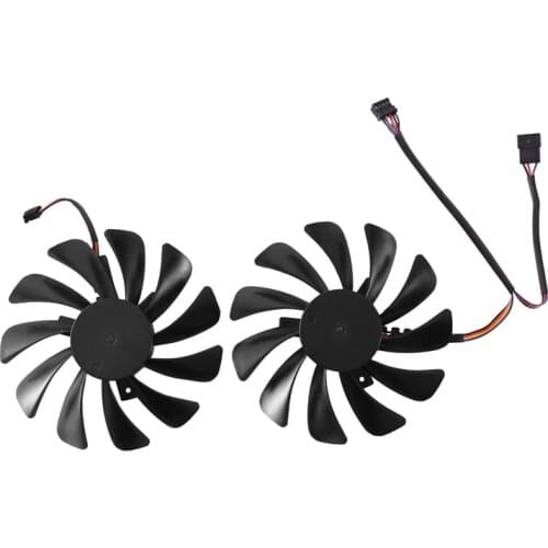 2Pcs/Set 95mm Gpu Cooler Fan for XFX RX 590 Fatboy,RX 580 GTS Graphics Card