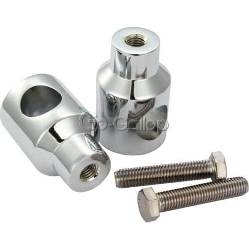 1" 25mm Motorcycle Chrome Handlebar Riser Clamp For Honda Shadow Spirit Aero Magna VLX600 VT700 VT750 VT1100 VTX 1300 VTX1800
