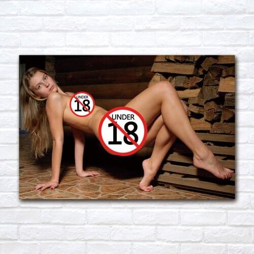 Sexy Young Girl Canvas Painting Adult Model Posters Prints Wall Art Pictures For Bedroom Living Room Decoration