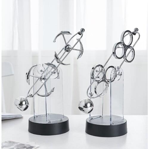 Newton Cradle Balance pendulum balls for Home Office Decoration Newtons pendulum newton balls Physics Pendulum Science Desk