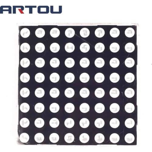 10PCS 8x8 Mini Dot Matrix LED Display Red Common Anode Digital Tube 5mm DIY Electronic Kit For Arduino