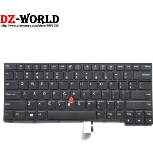 New Original US English Keyboard for Lenovo Thinkpad E470 E470C E475 Teclado 01AX080 01AX040 01AX000 SN20K93235
