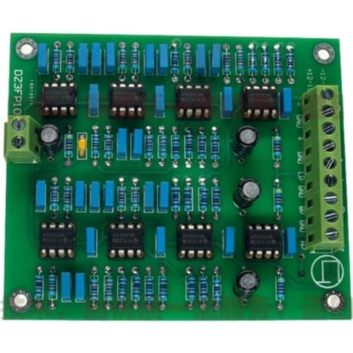 New Preamp NE5532 Op Can Adjust/Customized Three-Frequency Divider Crossover Treble Midrange Bass Output