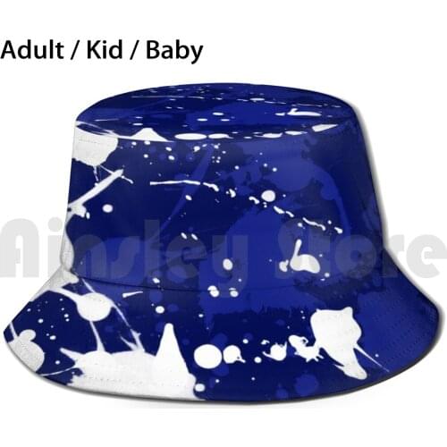 Baggies Paint Spill Bucket Hat Adult kid baby Beach Sun Hats Colours Football Footy Sport Soccer England West Albion Park