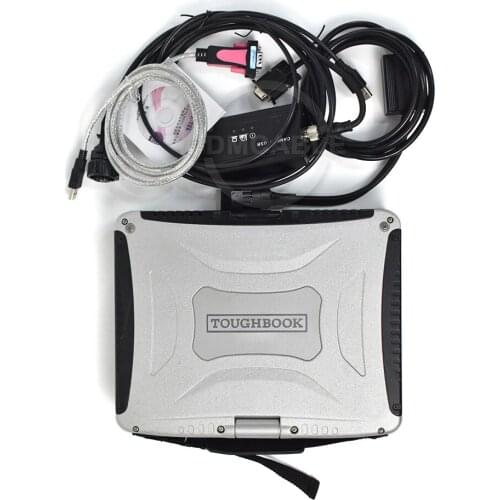 For Linde truck doctor Linde Adapter Service Box Linde canbox doctor linde forklift truck diagnostic scanner tool+ CF19 laptop